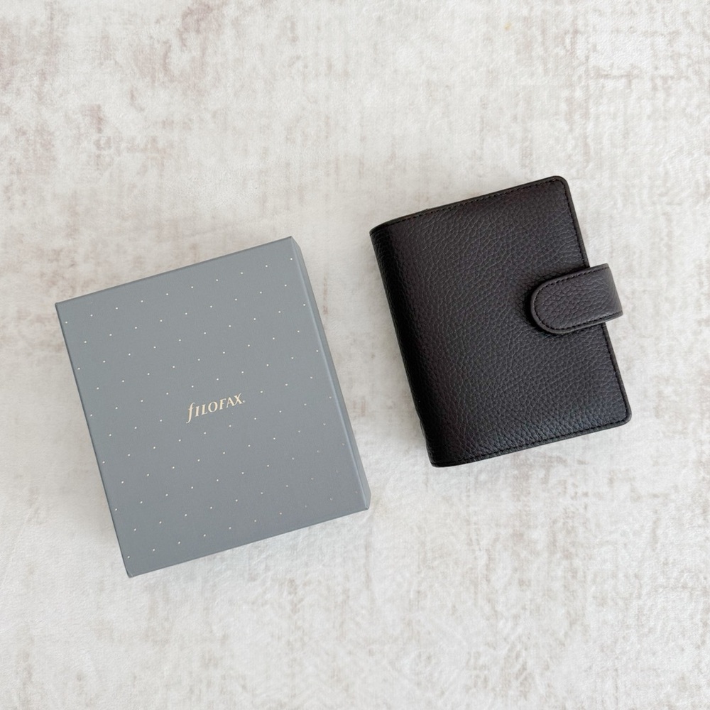 Filofax Norfolk Pocket Leather Organizer Espresso